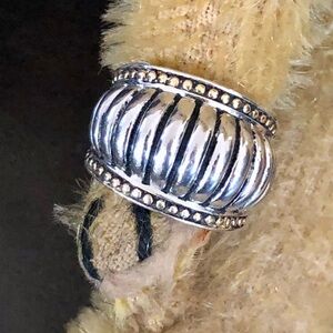 Brighton RING / two-tone / Size 8